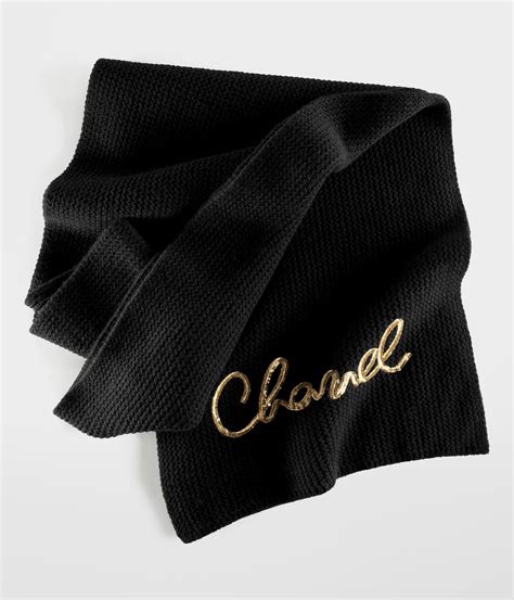 chanel scarf 2022|Chanel scarf wool.